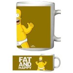 Simpsons - mug porcelaine fat & happy