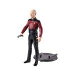 Star trek : the next generation - figurine flexible bendyfigs capt. picard 19 cm