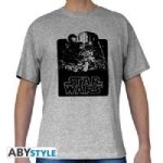 Star wars - t shirt basic homme gris vintage taille xl