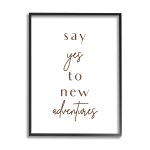 Stupell industries say yes to new adventures phrase minimal typographybirch&ink 24 x 30 Stupell industries say yes to new adventures phrase minimal typographybirch&ink 24 x 30