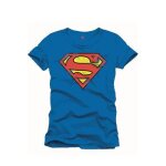 Superman - t - shirt vintage logo (l) bleu Superman - t - shirt vintage logo (l) bleu