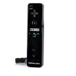 Télécommande wiimote plus (avec motion plus ) pour nintendo wii et wii u - noir Télécommande wiimote plus (avec motion plus ) pour nintendo wii et wii u - noir