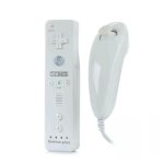 Télécommande wiimote plus (motion plus inclus) et nunchuck pour nintendo wii et wii u - blanc Télécommande wiimote plus (motion plus inclus) et nunchuck pour nintendo wii et wii u - blanc