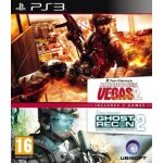 Tom clancy's rainbow six vegas 2 + tom clancy's ghost recon advanced warfighter 2 ps3