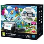 Wii u - mario and luigi premium pack - console de jeux - 32go flash - noir - super mario bros. u, super ...