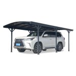 Carport aluminium pour grand vhicule 5, 76x3m anthracite