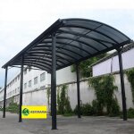 Carport camping car haut. passage 3, 17m