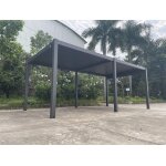 Pergola bioclimatique aluminium 6x3m