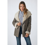969 / 70 taupe taupe 46 / 3xl - manteau, 3 / 4 en peau laine