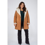 969 / 90 cognac 46 / 3xl cognac - manteau, 3 / 4 en peau lainée 969 / 90 cognac 46 / 3xl cognac - manteau, 3 / 4 en peau lainée