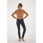 Agnes daim navy 40 / l navy - pantalon en daim