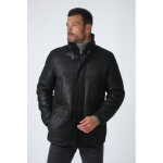 Alceste shearling parka noir noir 50 / m - manteau en peau laine