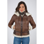 Amalia hood marron marron 38 / m - bombardier