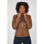 Amandine camel 36 / s camel - blouson cuir