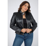 Amandine noir noir 54 / 7xl - blouson cuir
