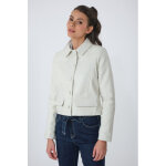 Ambre blanc blanc 38 / m - veste cuir