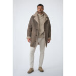 Anatole long coat shearling retro vintage 56 / 2xl gris - manteau en peau lainée Anatole long coat shearling retro vintage 56 / 2xl gris - manteau en peau lainée