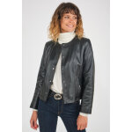 Anne claire noir noir 36 / s - veste cuir