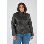 Anou marron marron 46 / 3xl - veste cuir