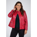 Anou rouge rouge 46 / 3xl - veste cuir