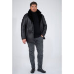 Antoine jacket shearling noir noir 58 / 3xl - manteau en peau lainée Antoine jacket shearling noir noir 58 / 3xl - manteau en peau lainée