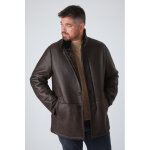 Antony marron marron 58 / 3xl - peau laine homme
