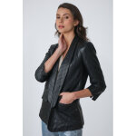 Araz colbert matelass noir noir 36 / s - veste cuir