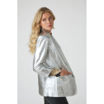 Araz colbert silver mtal 36 / s silver - veste cuir