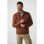 Arthur sued skirt jacket marron marron 46 / xs - blouson et veste en daim