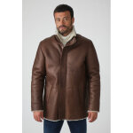 Audric classic shearling jacket forest marron 50 / m - manteau en peau lainée Audric classic shearling jacket forest marron 50 / m - manteau en peau lainée