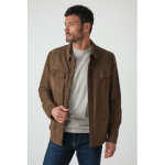 Berlin taupe 48 / s - veste daim homme