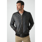 Bonbon beige black noir 52 / l - blouson cuir