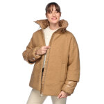 Calithe f ocre f1793 46 / 3xl caf� - manteaux