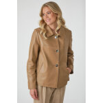 Carmen beige 36 / s beige - veste cuir