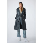 Celeste marine 38 / m marine - manteau, 3 / 4 en cuir