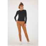 Chino gold 38 / m gold - pantalon en cuir stretch