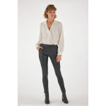 Chino noir noir 40 / l - pantalon en cuir stretch