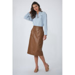 Chloe camel 36 / s camel - jupe en cuir