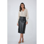 Chloe noir noir 36 / s - jupe en cuir