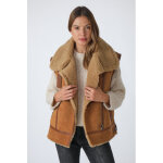 Christelle gilet 34 / xs tabaco - bombardier