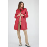 Christy rouge rouge 36 / s - manteau, 3 / 4 en cuir