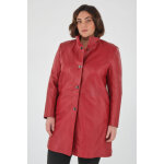 Christy rouge rouge 46 / 3xl - manteau, 3 / 4 en cuir