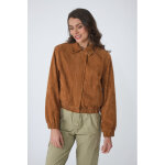 Clotilde cognac 38 / m cognac - blouson daim