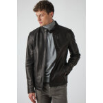Danieli jumbo noir noir 52 / l - blouson cuir, daim, peau lain