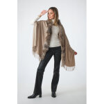 Etole fan 155 taupe taupe taille unique / tu - accessoires cuir et fourrure