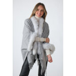 Etole fan 163 gris clair taille unique / tu gris clair - accessoires cuir et fourrure