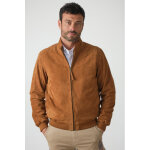 Expo cognac 50 / m cognac - blouson daim homme