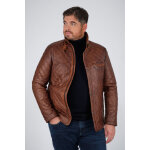 Farmer cognac 58 / 3xl cognac - veste cuir homme