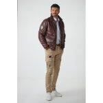Firefly earth cognac 48 / s cognac - blouson cuir Firefly earth cognac 48 / s cognac - blouson cuir