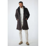 Gabriel marron marron 52 / l - manteau en peau lainée Gabriel marron marron 52 / l - manteau en peau lainée